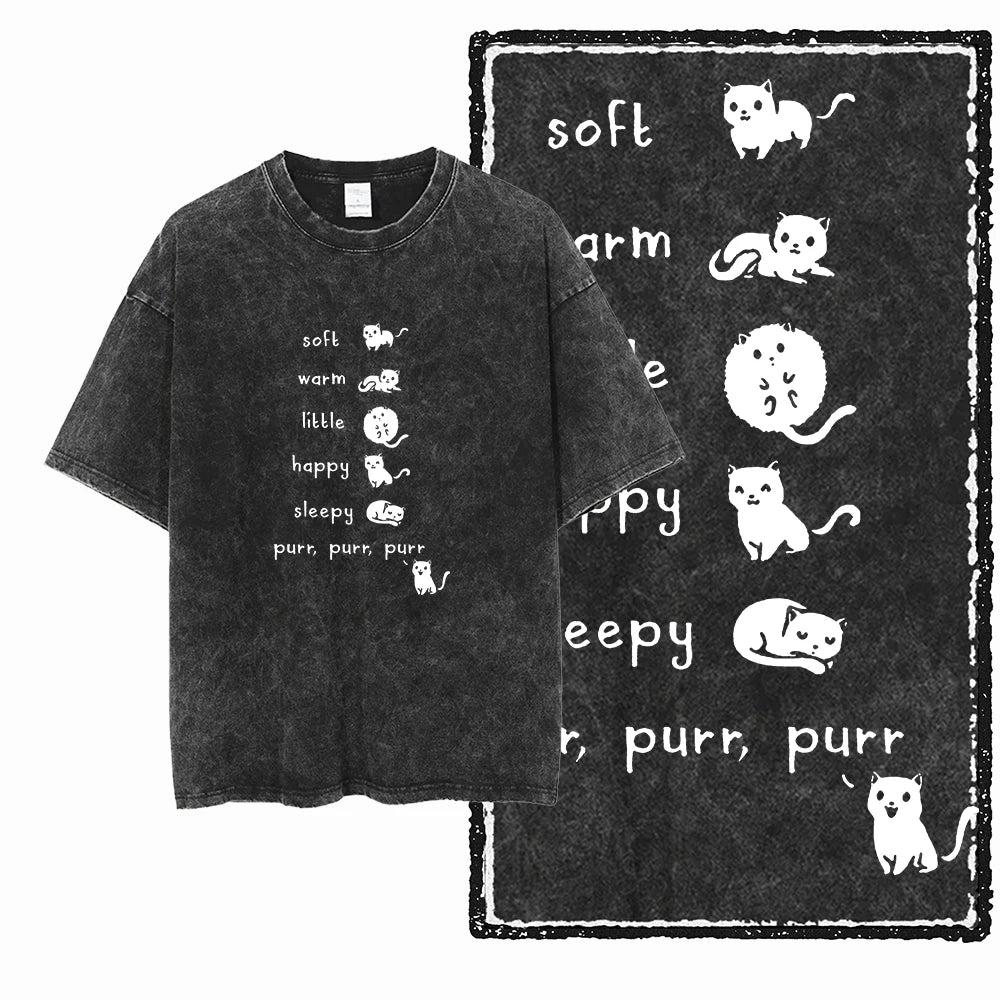 DOLF® Oversized DB Cat Graphic Shirt
