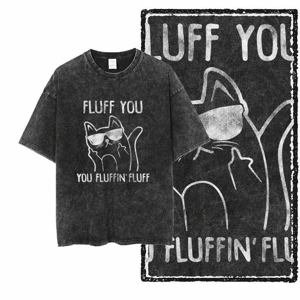 DOLF® Oversized DB Cat Graphic Shirt
