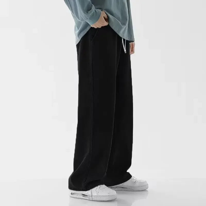 DOLF® ShadowFlex Wide Leg Jeans – Oversized Y2K Straight Fit Streetwear Denim
