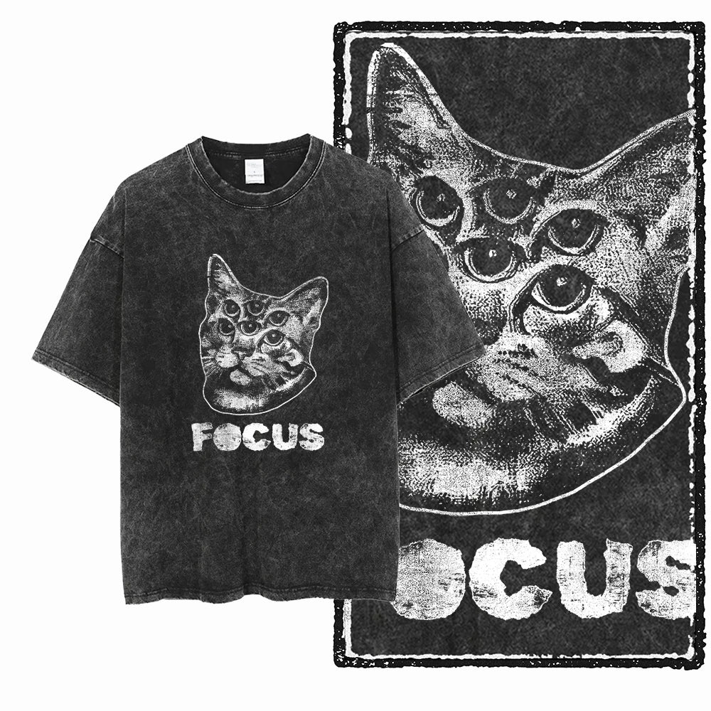 DOLF® Oversized DB Cat Graphic Shirt