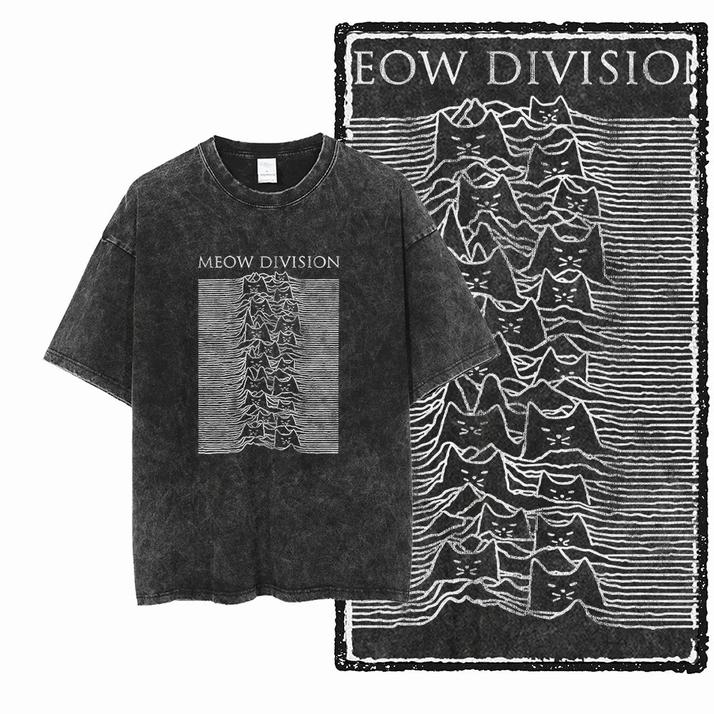 DOLF® Oversized DB Cat Graphic Shirt