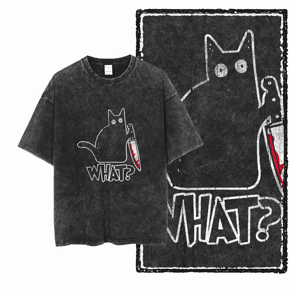 DOLF® Oversized DB Cat Graphic Shirt
