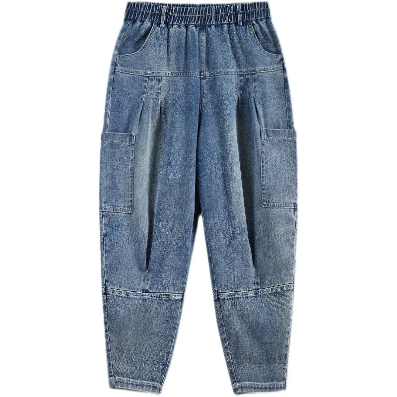 DOLF® Retro Oversize Denim Harem Pants