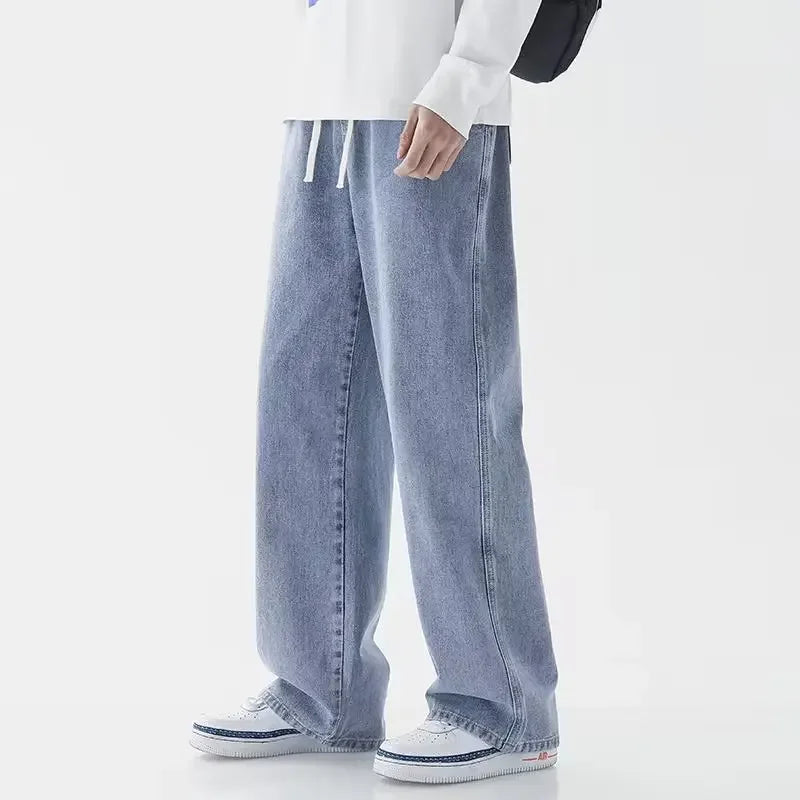 DOLF® ShadowFlex Wide Leg Jeans – Oversized Y2K Straight Fit Streetwear Denim