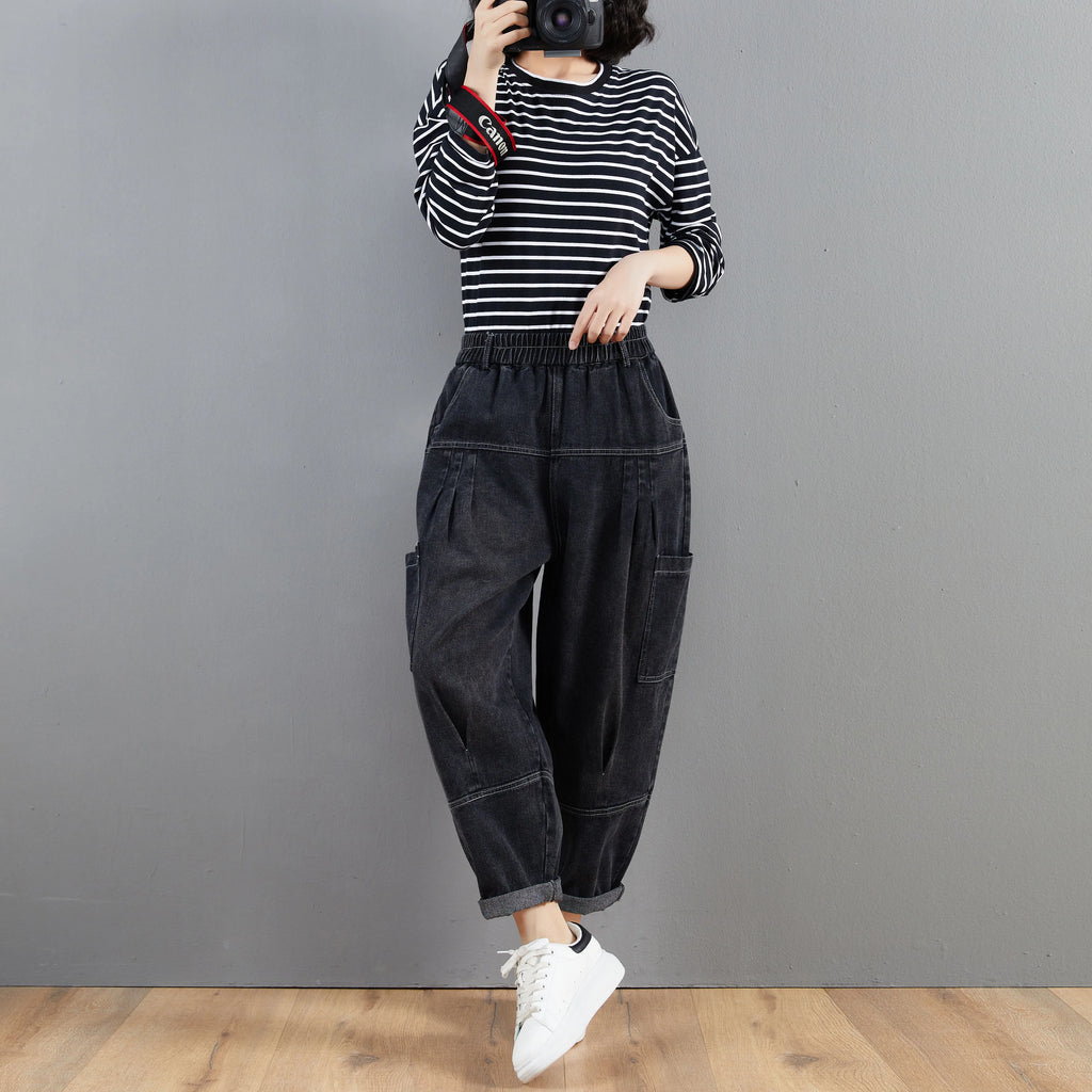 DOLF® Retro Oversize Denim Harem Pants